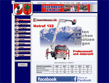 Tablet Screenshot of feuerwehr-ferlach.at